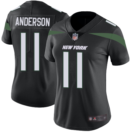 New York Jets Limited Black Women Robby Anderson Alternate Jersey NFL Football 11 Vapor Untouchable
